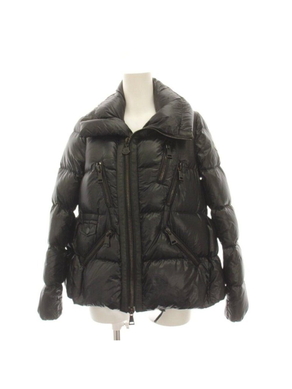 Moncler Boussac Down Jacket Zip Up Black 0